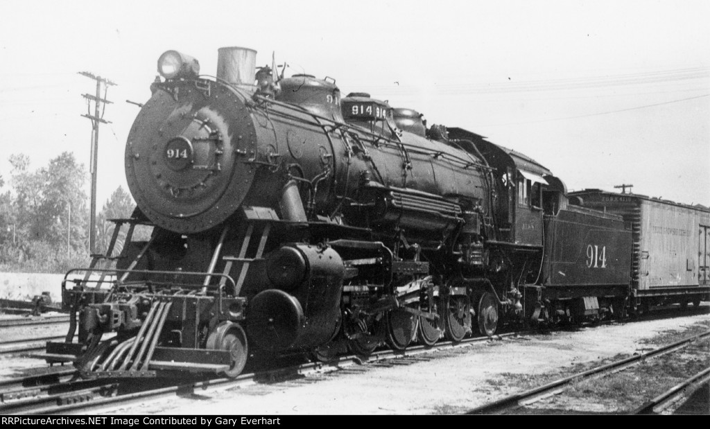 ATSF 2-20-2 #914 - Atchison, Topeka & Santa Fe